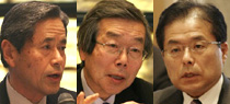 田波耕治氏,小島明氏,増田寛也氏